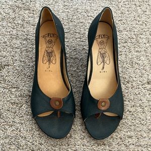 Fly London shoes open toes